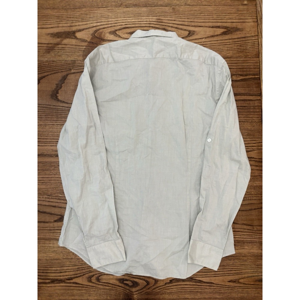 Lot Of 2 John Varvatos Men's Medium 100% Cotton Long Sleeve Button Down Shirts - Picture 3 of 14